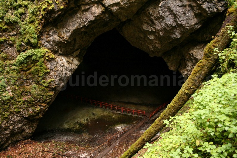 Scarisoara Ice cave entrance