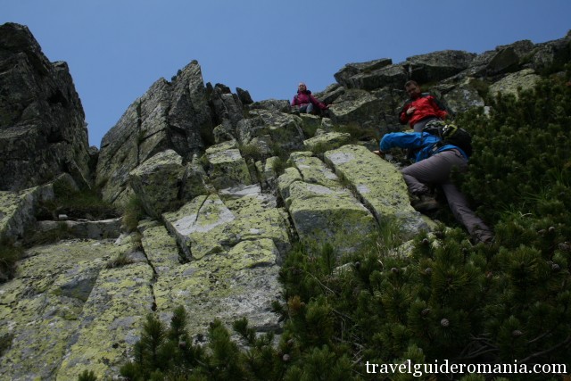 climbing at Close gates ridge in Retezat mountains