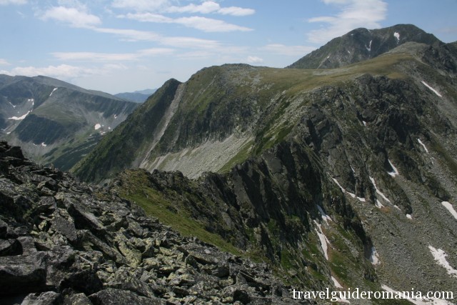 main ridge of Retezat mountains