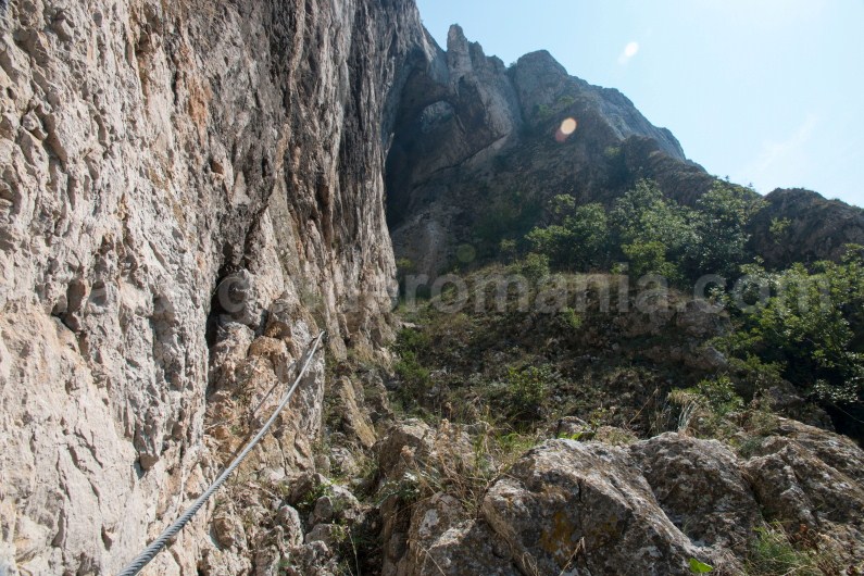 Via ferrata path in Turzii Gorge - Travel to Romania