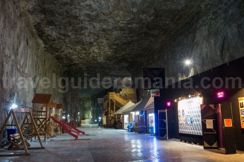 The salt mine from Praid town - places to visit