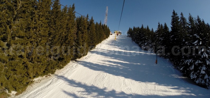 Ski slopes at Parang - Petrosani ski resort - Romania