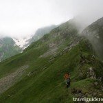 Trail in Fagaras mountains – Hiking in Romania