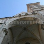 The majestic access through the main gate of the cathedral