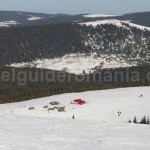 Skiing area at Poarta Raiului ski resort