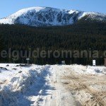 road in Poiana Poarta Raiului – Sureanu mountains