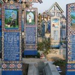 Carved the wooden crosses in oak at The Merry Cemetery in Maramures