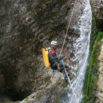 Descending a waterfall – Romania outdoor
