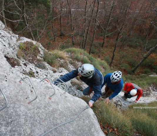 Via ferrata route at Pietrele Negre area – Arieseni Via ferrata - Vartop Arieseni resort