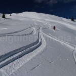 Descending from Parang Mountains main ridge