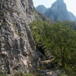 Acces to Via ferrata route in Turzii Gorge