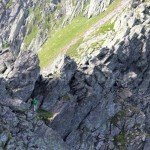 Difficult passages crossing the Ridge of Fagaras Mountains – Custura Saratii Ridge