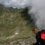 The ridge of Fagaras Mountains – stage from Lake Capra to Vistea refuge
