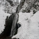 Duruitoarea waterfall in Ceahlau Mountains
