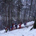 Climbing to Gugu shelter – Godeanu Mountains
