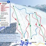 Ski resort map of Muntele Mic resort