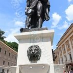 The statue of Hercules in Herculane Spa resort – Romania