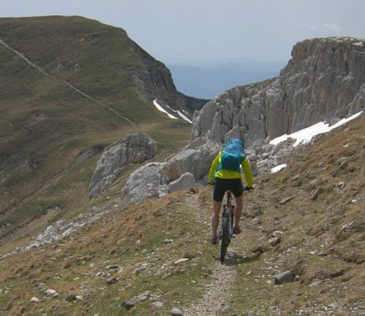 Mountain biking in Bucegi Mountains, Omu Peak area omu bucegi mountains cycling mtb romania