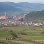 Saxon village with fortified church saschiz bike trail The Hills of Transylvania