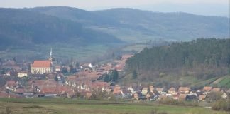 Ecotourism Destination –The Hills of Transylvania Saxon village with fortified church saschiz bike trail The Hills of Transylvania