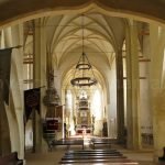 interior church Saxon village with fortified church mosna The Hills of Transylvania