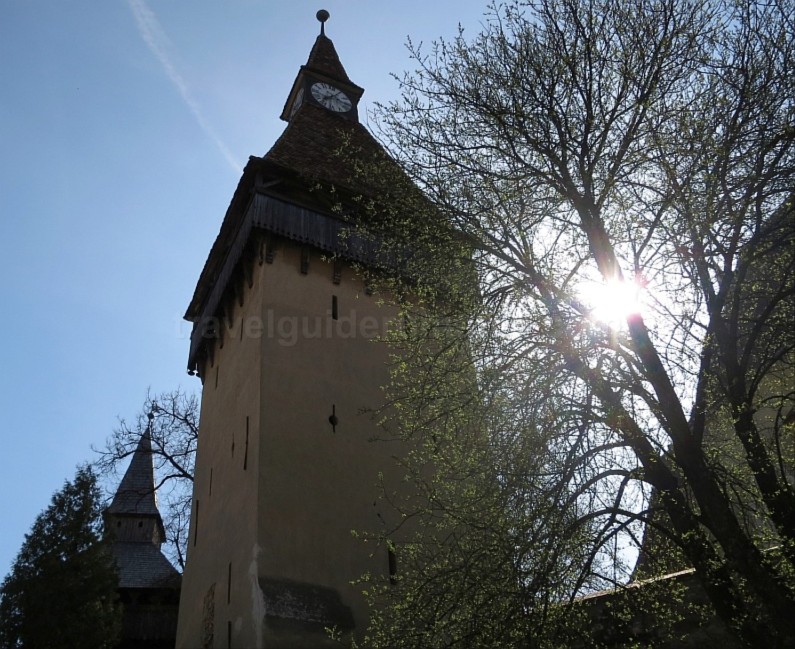 Biertan Fortified Church clock tower unesco biertan romania