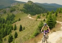 Mountain biking on the Latoritei Mountain Ridge latoritei mountains boarnesu limestone strategic road mountain-biking mtb