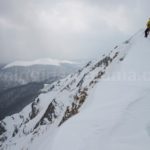 Ski touring on Oslea ridge – Valcan mountains